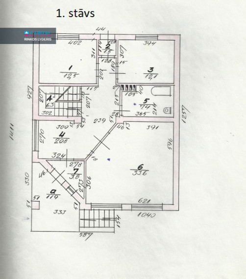 Parduodamas namas Pilsoņu iela 3 , 397.00 kv.m ploto, 3 Floors 17
