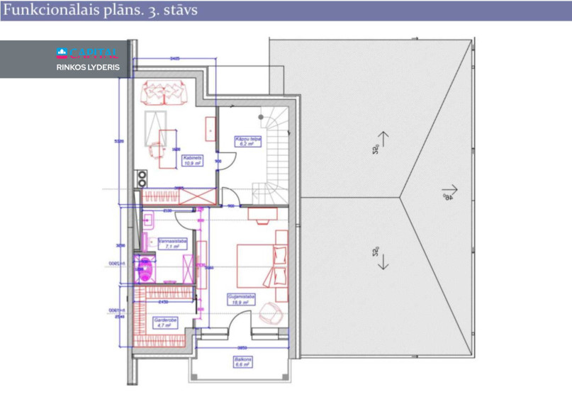 Nuomojamas namas Zušu iela 13 , 321.00 kv.m ploto, 3 Floors 31