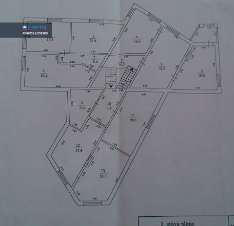 Parduodamas namas Rožu iela 6 , 600.00 kv.m ploto, 2 Floors 35