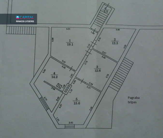 Parduodamas namas Rožu iela 6 , 600.00 kv.m ploto, 2 Floors 36