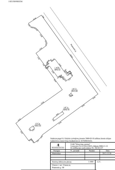 Parduodamos patalpos Pramonės g., Utenos m., Utenos r. sav., 1044.55 m² ploto 17
