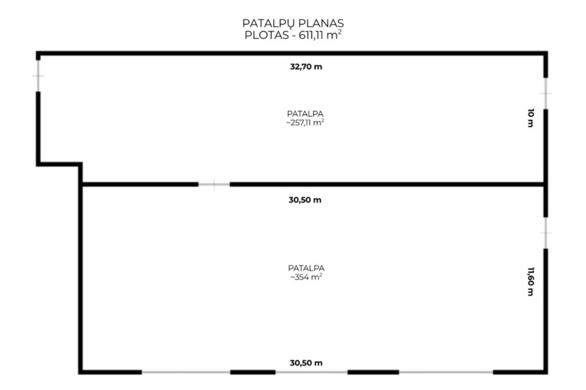 Nuomojamos gamybinės, kitos paskirties, paslaugų, prekybos, sandėliavimo patalpos Pramonės g., Gojaus k., Šalčininkų r. sav., 2465.15 m2 ploto 5