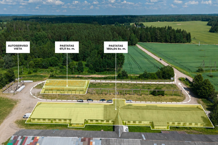 Nuomojamos gamybinės, kitos paskirties, paslaugų, prekybos, sandėliavimo patalpos Pramonės g., Gojaus k., Šalčininkų r. sav., 2465.15 m2 ploto 27