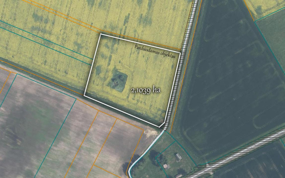 Parduodamas  sklypas Motiejūnų k., Širvintų r. sav., 210.39 a ploto 2