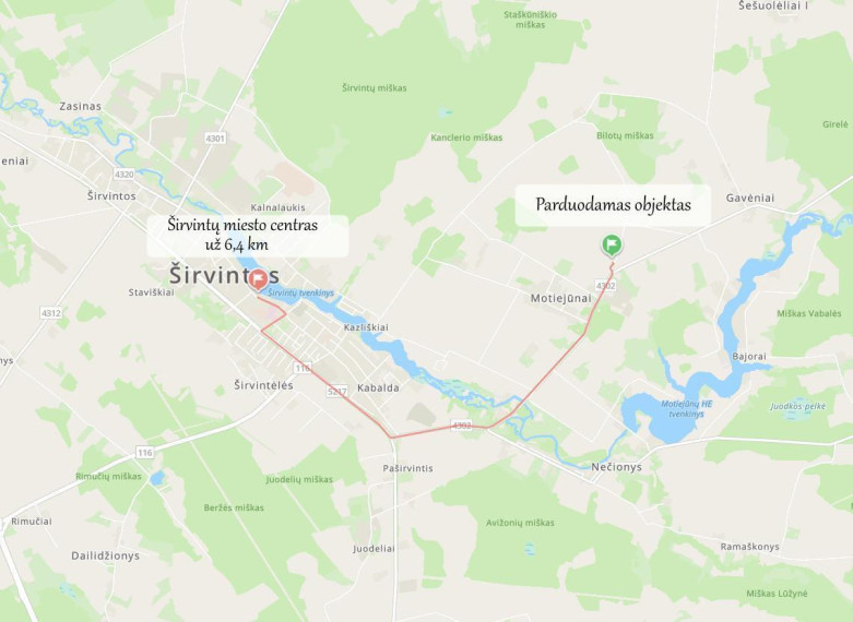Parduodamas  sklypas Motiejūnų k., Širvintų r. sav., 210.39 a ploto 5