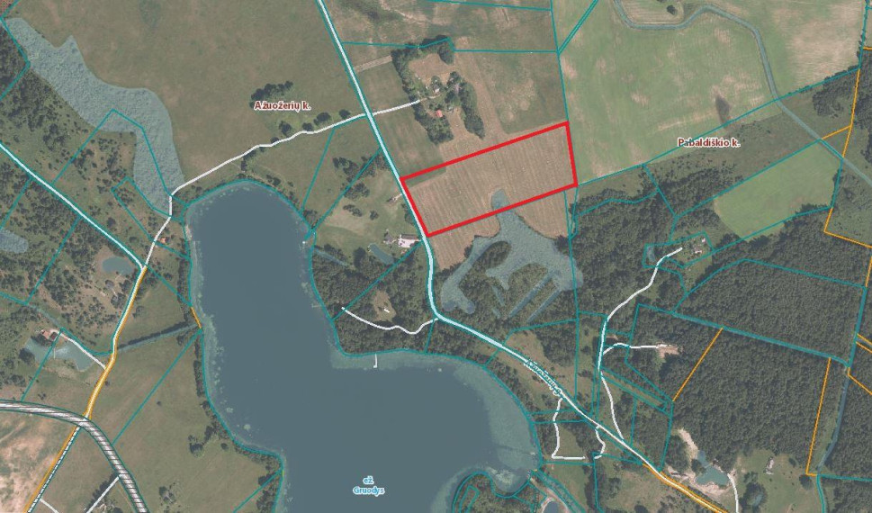 Parduodamas sklypas Ažuožerių k., Molėtų r. sav., 357 a ploto 1