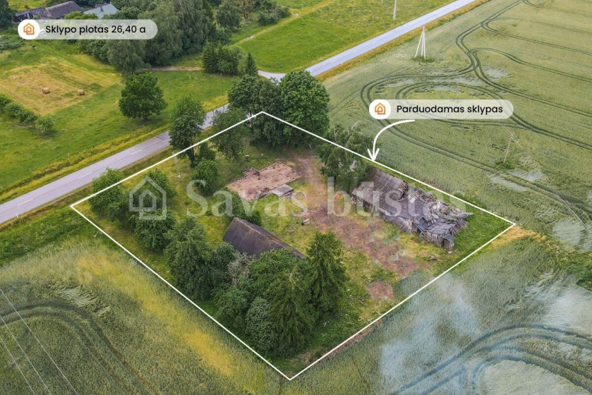 Parduodamas  sklypas Liūliškių k., Mažeikių r. sav., 26.4 a ploto 2
