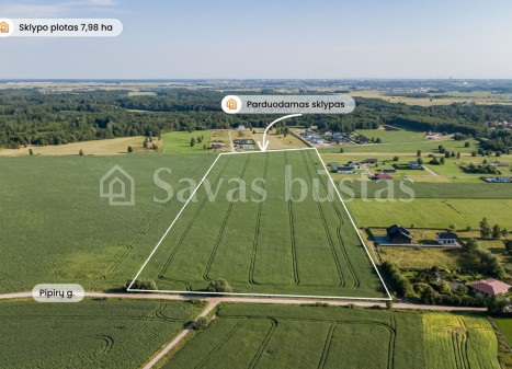 Parduodamas sklypas Radailių k., Klaipėdos r. sav., 798 a ploto Parduodamas sklypas Radailių k., Klaipėdos r. sav., 798 a ploto