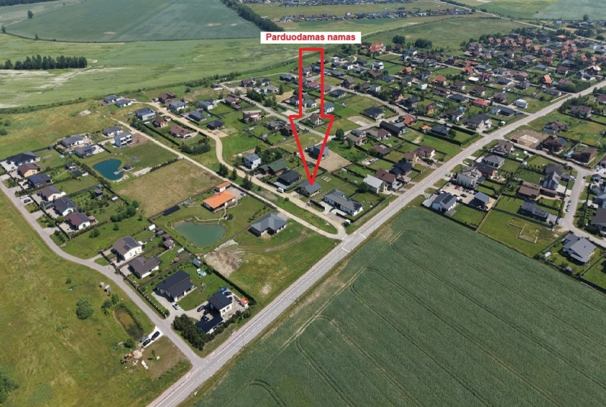 Parduodamas namas Vėluvos g., Trušelių k., Klaipėdos r. sav., 129 m2 ploto, 1 aukštai 5