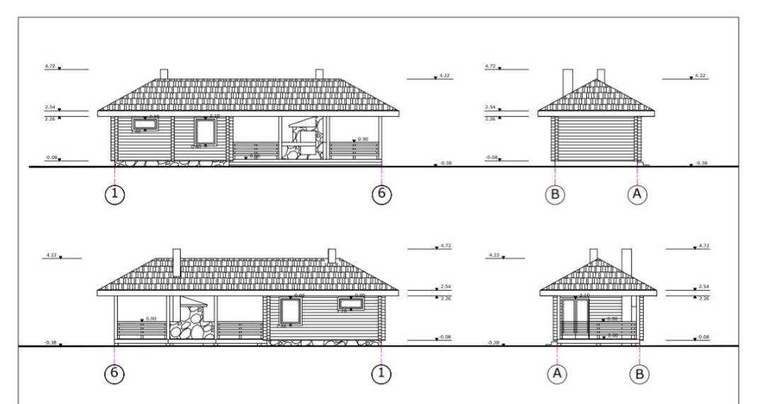 Parduodamas namas Vėluvos g., Trušelių k., Klaipėdos r. sav., 129 m2 ploto, 1 aukštai 12
