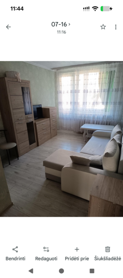Parduodamas butas Šilutės pl., Kauno, Klaipėdos m., Klaipėdos m. sav., 28 m² ploto 1 kambarys 2