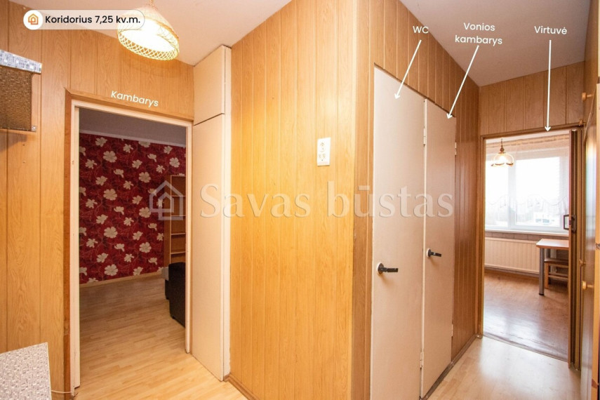 Parduodamas butas Energetikų g., Šiaulių m., Šiaulių m. sav., 36.38 m2 ploto, 1 kambariai 11