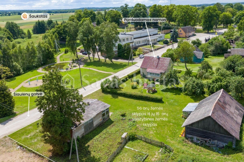 Parduodamas namas Šaukoto mstl., Radviliškio r. sav., 76.46 m2 ploto, 2 aukštai 23