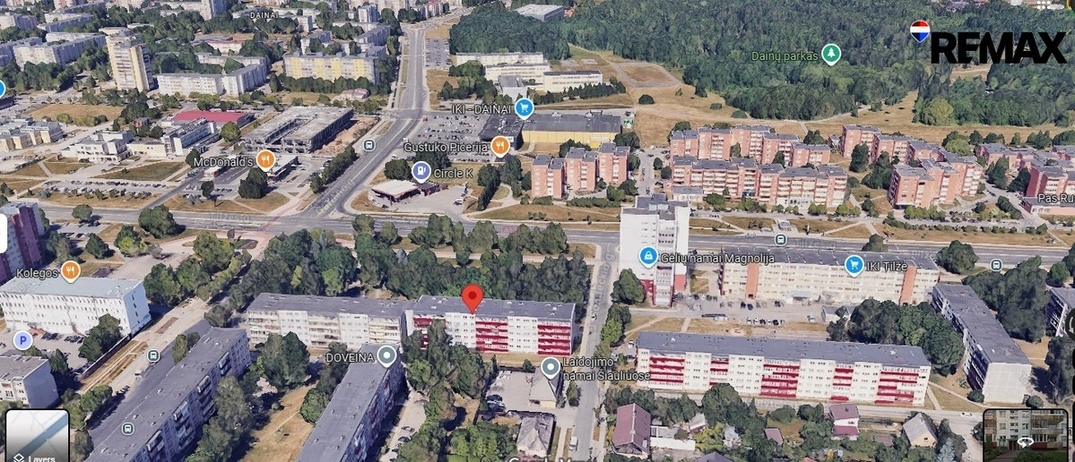 Parduodamas butas Tilžės g., Šiauliai, 45.89 kv.m ploto 24