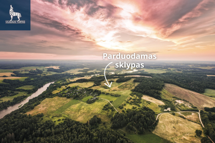Parduodamas  sklypas Padvarių k., Vilniaus r. sav., 544.74 a ploto 1