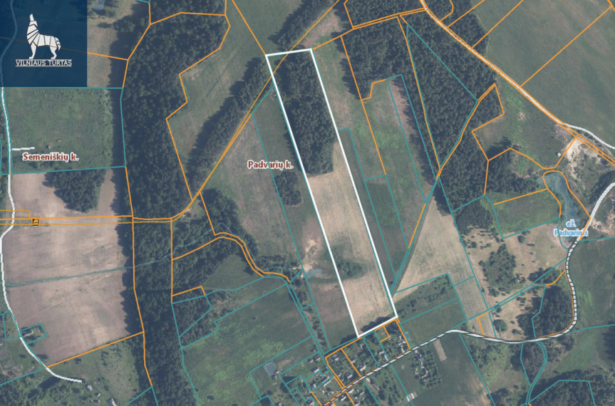 Parduodamas  sklypas Padvarių k., Vilniaus r. sav., 544.74 a ploto 13