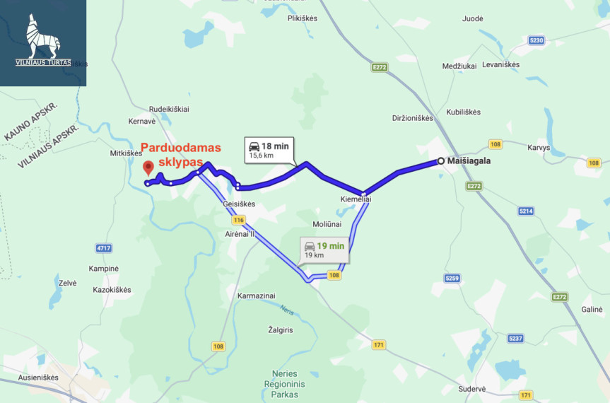 Parduodamas  sklypas Padvarių k., Vilniaus r. sav., 544.74 a ploto 16