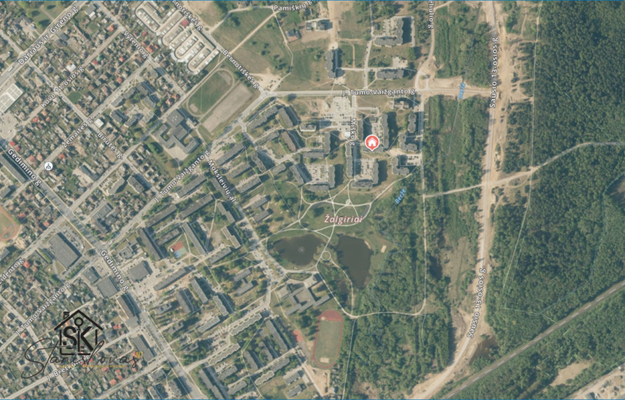 PARDUODAMAS 2 KAMBARIŲ BUTAS TAURAGĖJE, MIŠKO G. 6 25