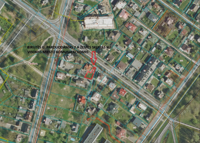 Parduodamas namų valdos paskirties sklypas Birutės g., Medelynas, Šiaulių m., Šiaulių m. sav., 7 a ploto 2