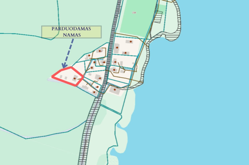 Parduodamas namas L. Rėzos g., Neringos m., Neringos sav., 80 m2 ploto, 2 aukštai 33