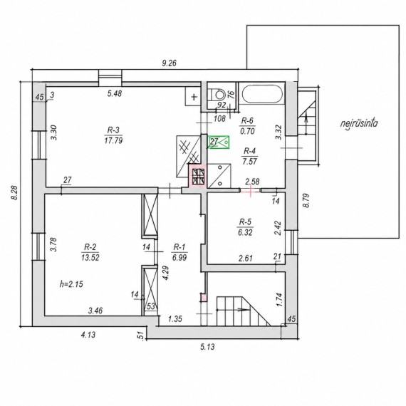 Parduodamas namas Žuvinto g., Kauno m., Kauno m. sav., 157.43 m2 ploto, 2 aukštai 9