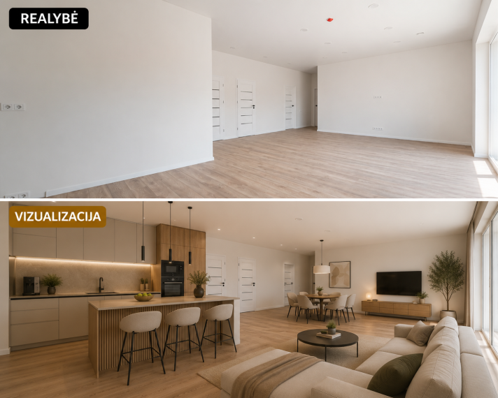 Parduodamas namas Medeinos g., Ketvergių k., Klaipėdos r. sav., 142 m² ploto 4 kambariai 7