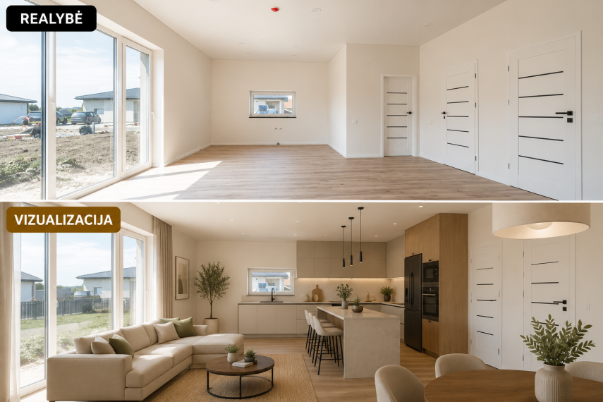Parduodamas namas Medeinos g., Ketvergių k., Klaipėdos r. sav., 142 m² ploto 4 kambariai 9