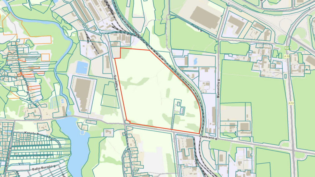 Parduodamas žemės ūkio paskirties sklypas Lentvario g., Paneriai, Vilniaus m., Vilniaus m. sav., 400 a ploto 4