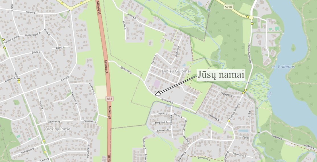 Parduodamas namas Spindulio g., Didžiųjų Gulbinų k., Vilniaus r. sav., 148.59 m² ploto 4 kambariai 59