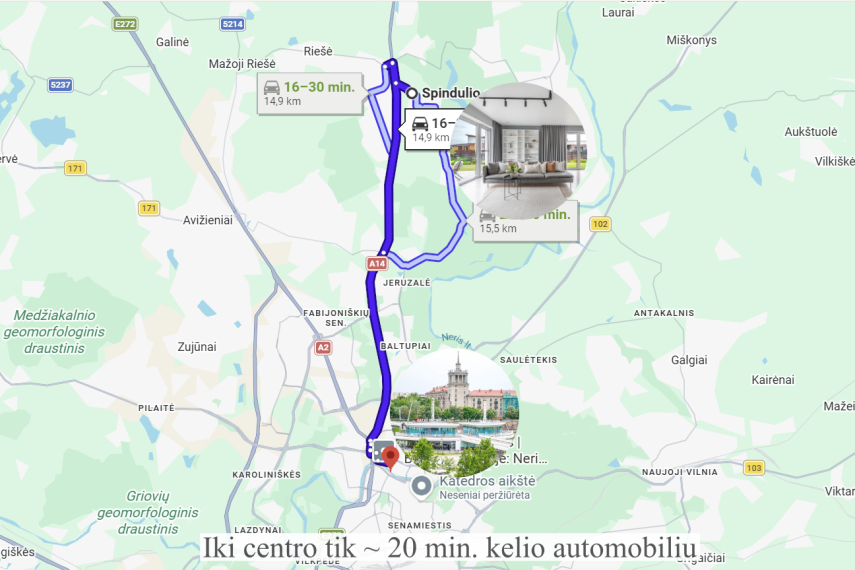 Parduodamas namas Spindulio g., Didžiųjų Gulbinų k., Vilniaus r. sav., 148.59 m² ploto 4 kambariai 60
