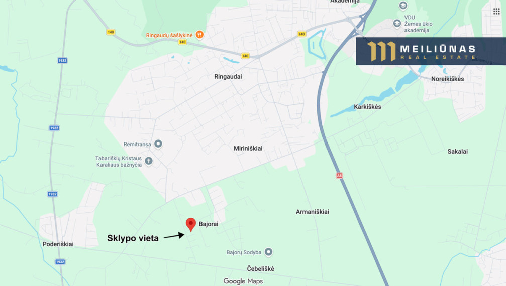 Parduodamas sklypas Ramunių g., Bajorai, 8.19 a ploto 10