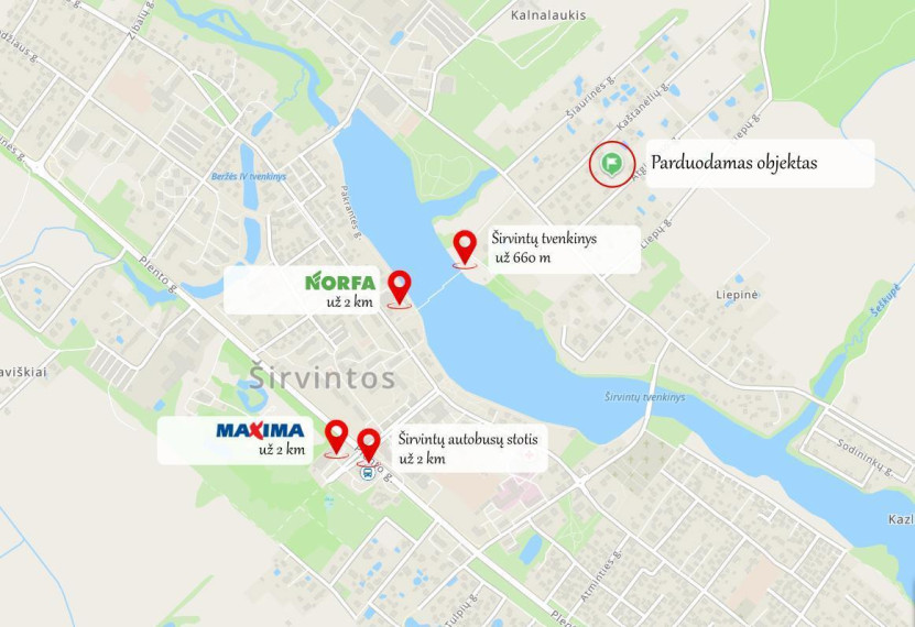 Parduodamas  sklypas Atgimimo g., Kalnalaukio k., Širvintų r. sav., 14.61 a ploto 17