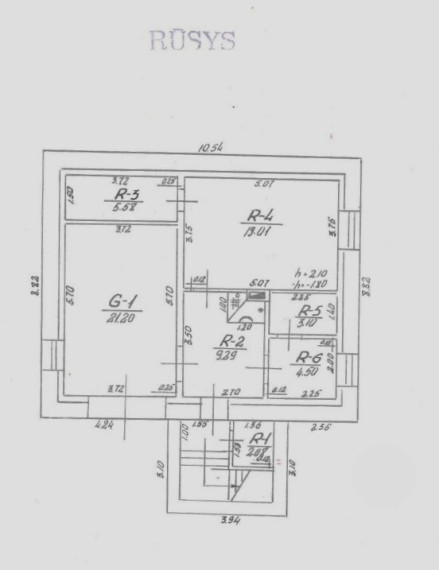 Parduodamas namas Dubysos g., Gėluvos k., Raseinių r. sav., 190 m2 ploto, 2 aukštai 24