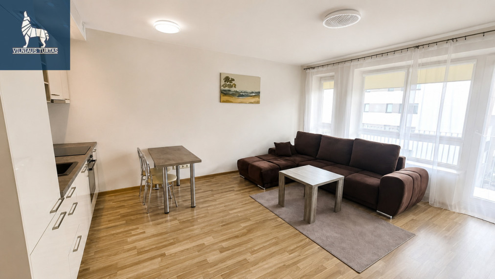 Nuomojamas butas Fizikų g., Bajorai, Vilniaus m., Vilniaus m. sav., 37 m2 ploto, 1 kambariai 3