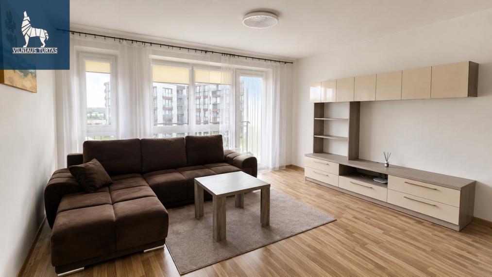 Nuomojamas butas Fizikų g., Bajorai, Vilniaus m., Vilniaus m. sav., 37 m2 ploto, 1 kambariai 6