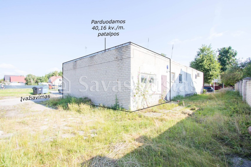 Parduodamos  patalpos P. Cvirkos g., Centras, Šiaulių m., Šiaulių m. sav., 40.16 m2 ploto 3