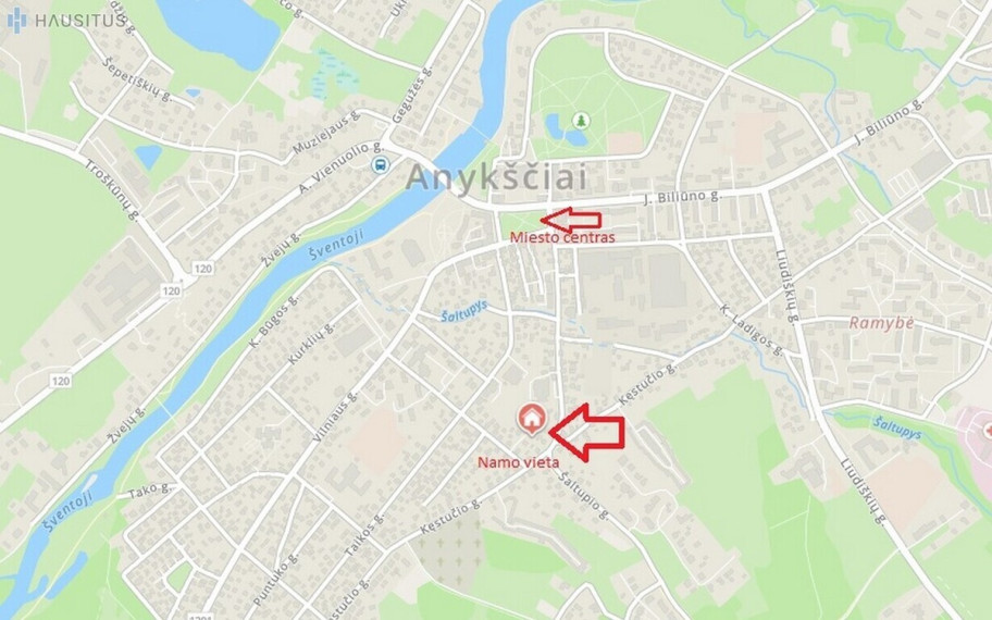Parduodamas namas Vinco Kudirkos g., Anykščiai, 68.36 kv.m ploto 46