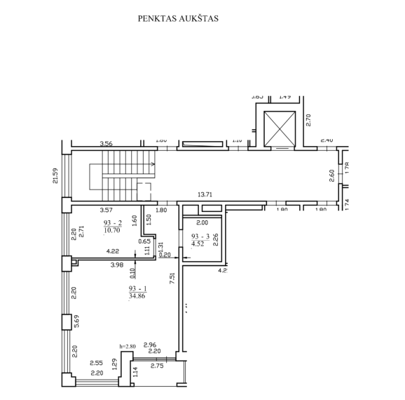 Parduodamas butas Linkmenų g., Šnipiškės, Vilniaus m., Vilniaus m. sav., 50 m² ploto 2 kambariai 13