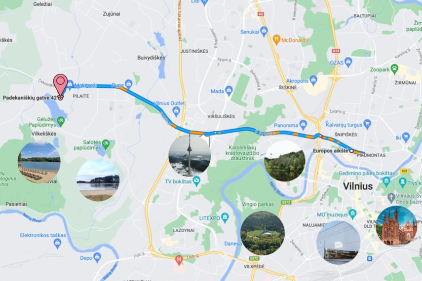 Nuomojamas butas Padekaniškių g., Vilniaus m., Vilniaus m. sav., 31 m2 ploto, 2 kambariai 16