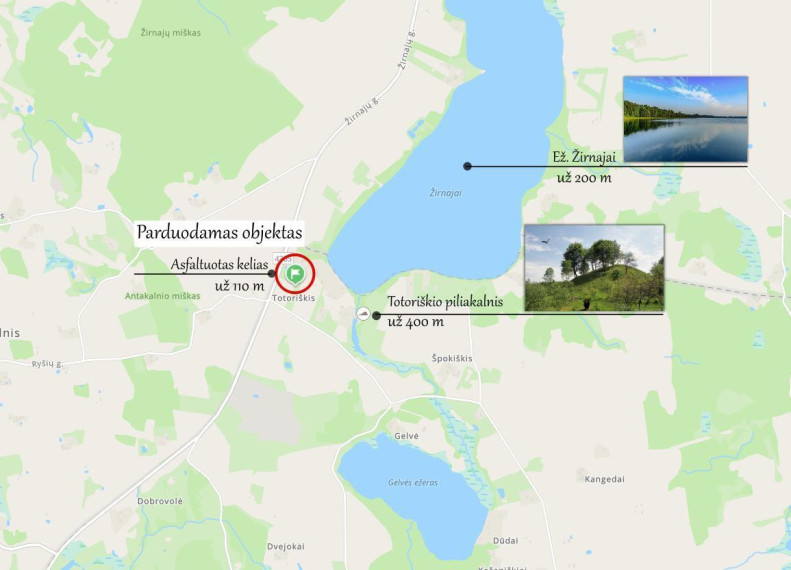 Parduodamas  sklypas Totoriškio k., Širvintų r. sav., 65 a ploto 15
