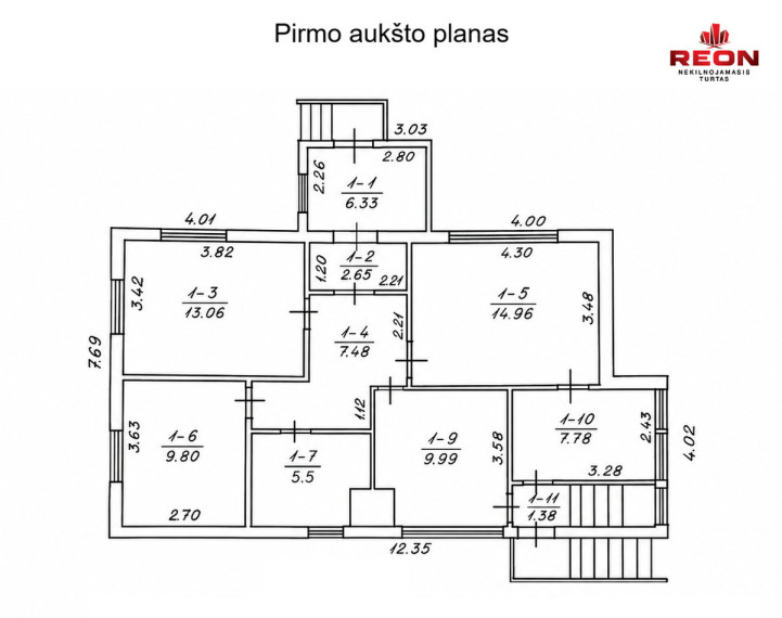 Parduodamas namas Žaizdrių k., Trakų r. sav., 79 m2 ploto, 1 aukštai 14