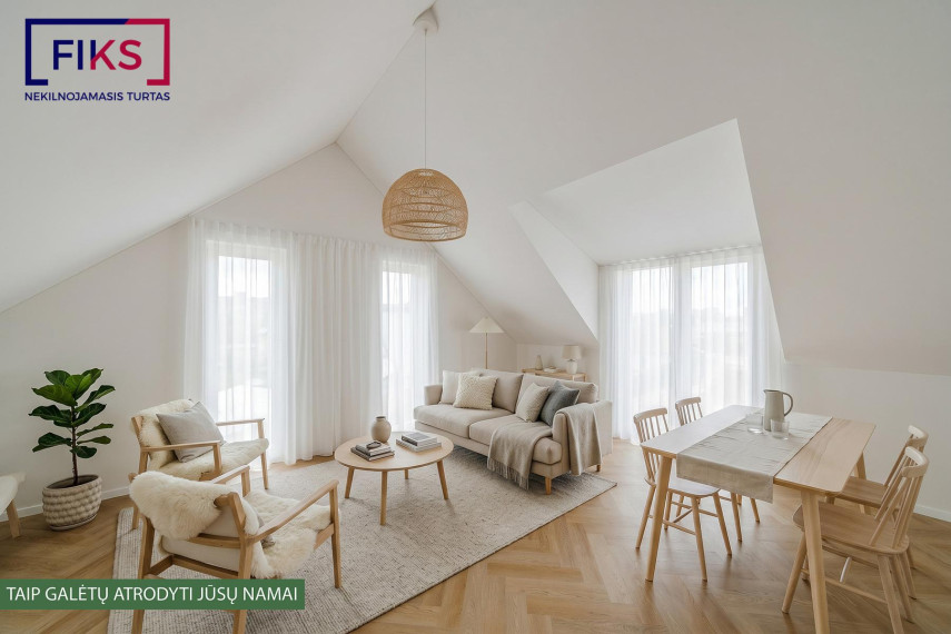 Parduodamas butas Žaibo g., Šilainiai, Kauno m., Kauno m. sav., 68 m² ploto 3 kambariai 7