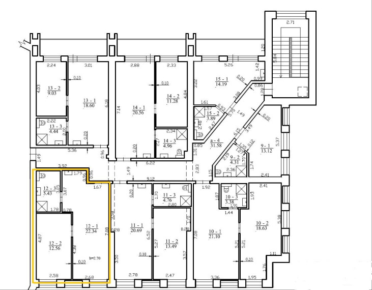 Parduodamas butas Vytauto g., Palanga, Palangos m., Palangos m. sav., 44.84 m² ploto 2 kambariai 7