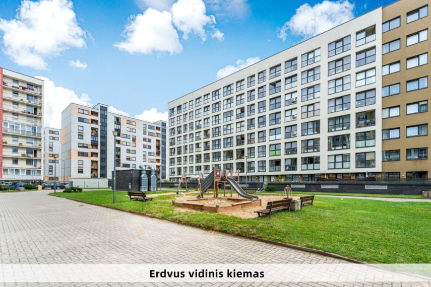 Parduodamas butas Perkūnkiemio g., Pašilaičiai, Vilniaus m., Vilniaus m. sav., 50.94 m2 ploto, 2 kambariai 23