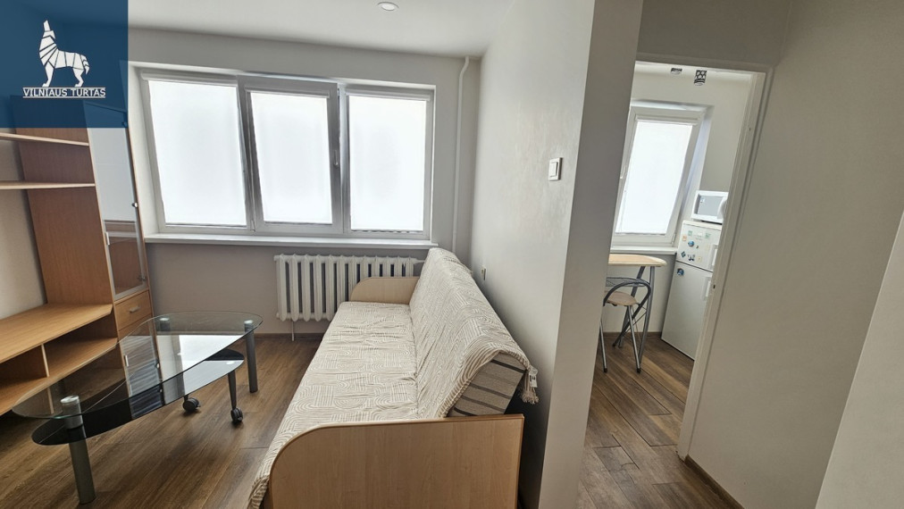 Nuomojamas butas Žirmūnų g., Žirmūnai, Vilniaus m., Vilniaus m. sav., 21 m2 ploto, 1 kambariai 3