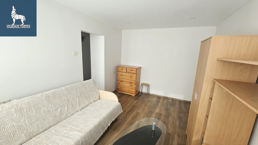 Nuomojamas butas Žirmūnų g., Žirmūnai, Vilniaus m., Vilniaus m. sav., 21 m2 ploto, 1 kambariai 5