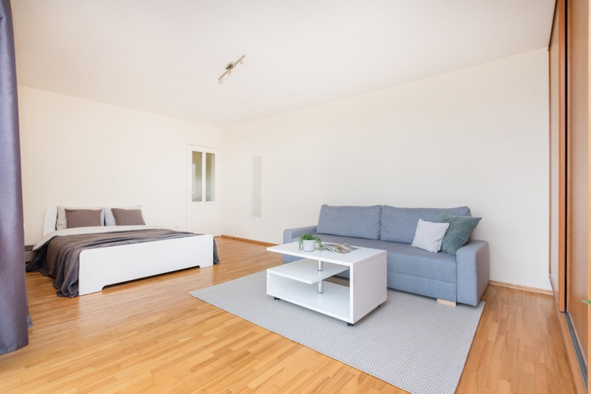 Nuomojamas butas P. Žadeikos g., Fabijoniškės, Vilniaus m., Vilniaus m. sav., 42 m2 ploto, 1 kambariai 2