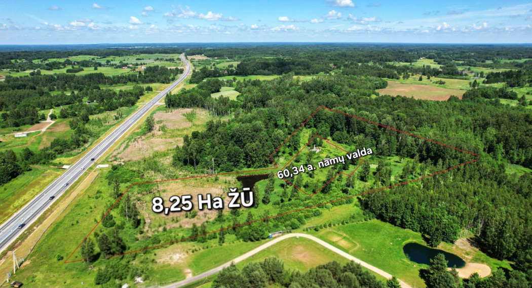 Parduodamas sklypas Mileikių k., Vilniaus r. sav., 885.34 a ploto 1