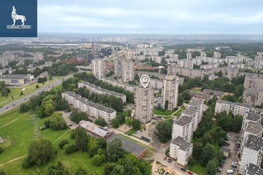 Parduodamas butas Čiobiškio g., Šeškinė, Vilniaus m., Vilniaus m. sav., 11.63 m2 ploto, 1 kambariai 19