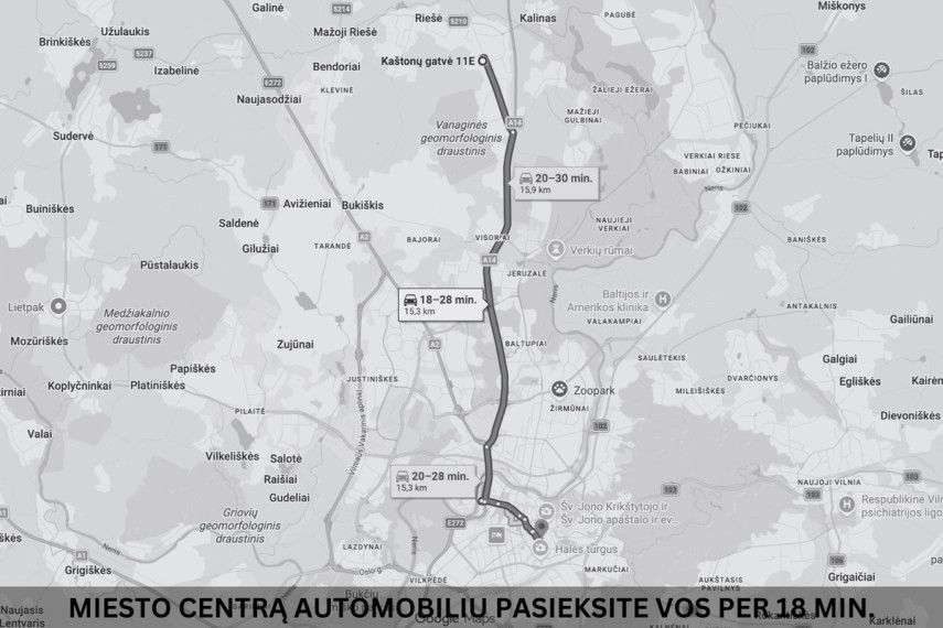 Parduodamas namas Kaštonų g., Didžiosios Riešės mstl., Vilniaus r. sav., 151.43 m2 ploto, 2 aukštai 44